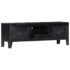 vidaXL TV Cabinet Black 118x30x40 cm Solid Mango Wood - Image 14