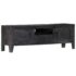 vidaXL TV Cabinet Black 118x30x40 cm Solid Mango Wood - Image 10