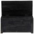 vidaXL Coffee Table Black 65x65x30 cm Solid Mango Wood - Image 5