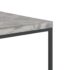 vidaXL Coffee Table 75x75x38 cm Concrete Look - Image 4