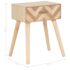 vidaXL Bedside Cabinet with Drawer 44x30x58 cm Solid Wood - Image 9