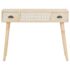 vidaXL Console Table with 3 Drawers 100x30x73 cm Solid Pinewood - Image 4