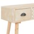 vidaXL Console Table with 3 Drawers 100x30x73 cm Solid Pinewood - Image 7