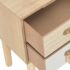 vidaXL Bedside Cabinet with 2 Drawers 30x25x49.5 cm Solid Pinewood - Image 7