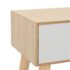vidaXL Bedside Table with a Drawer 44x30x58.5 cm Solid Pinewood - Image 7