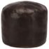 vidaXL Pouffe Dark Brown 40x35 cm Genuine Goat Leather