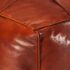vidaXL Pouffe Tan 60x60x30 cm Genuine Goat Leather - Image 4