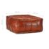vidaXL Pouffe Tan 60x60x30 cm Genuine Goat Leather - Image 5