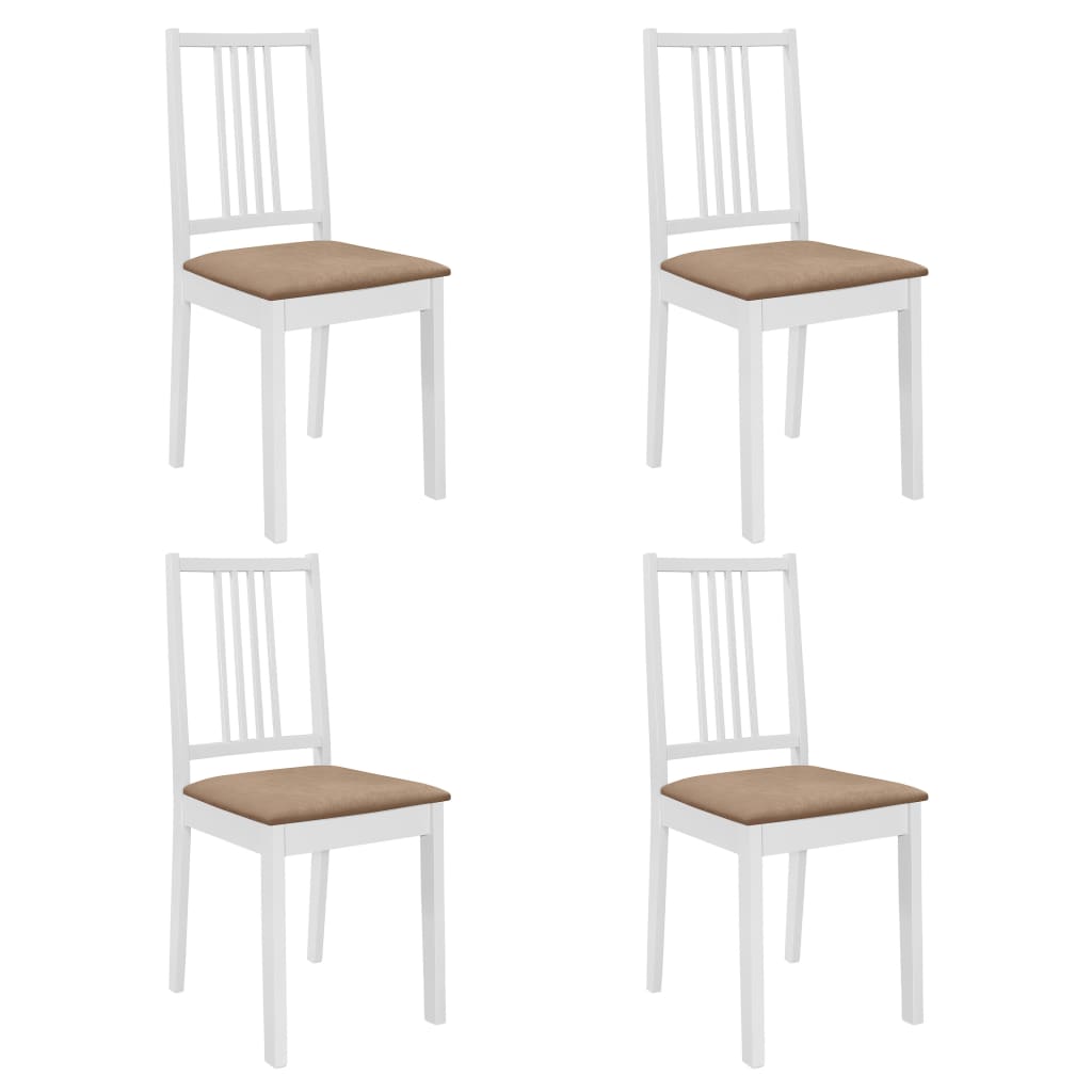 8719883562827_a_en_hd_1 vidaXL Dining Chairs with Cushions 4 pcs White Solid Wood - Image 1