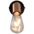 vidaXL Spot Lights 2 pcs with Filament Bulbs 2 W Black and Copper E27 - Image 5