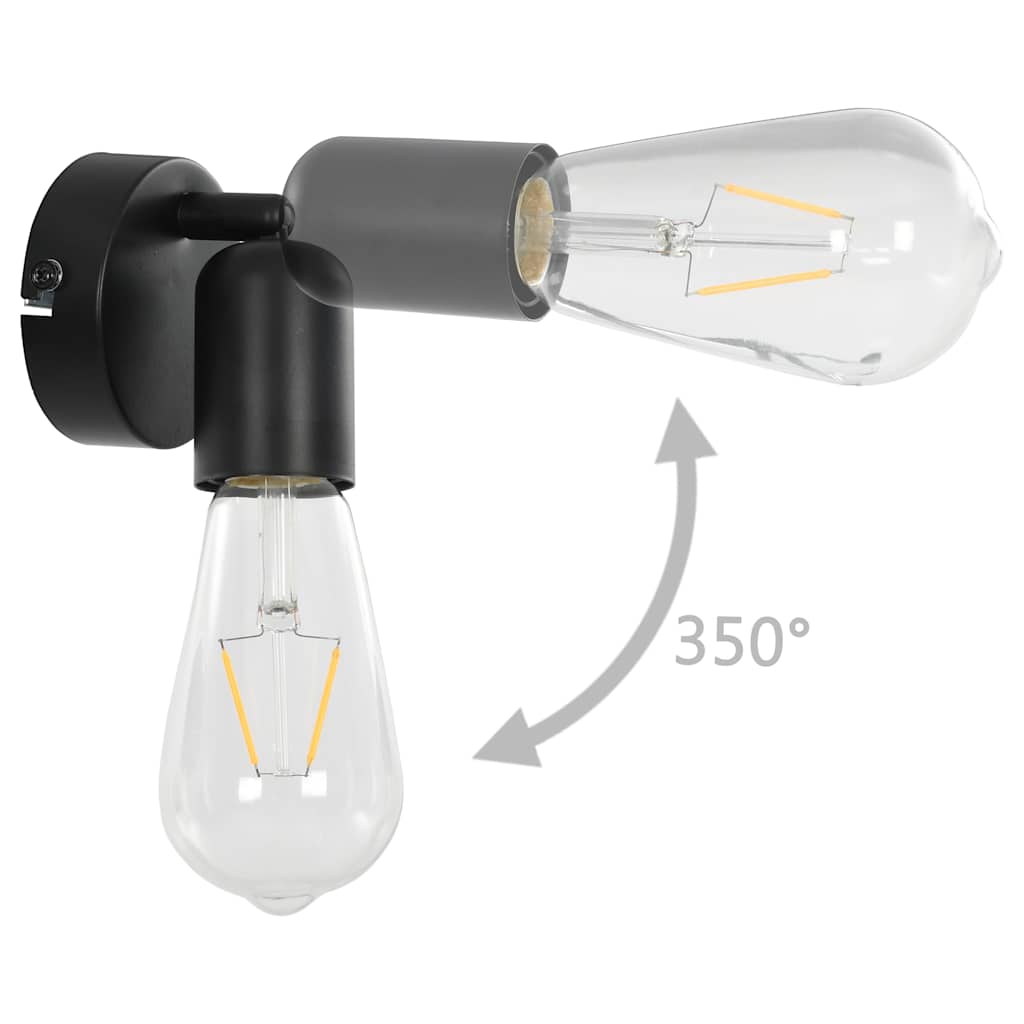 8719883562957_g_en_hd_6 vidaXL Spot Lights 2 pcs with Filament Bulbs 2 W Black E27 - Image 7