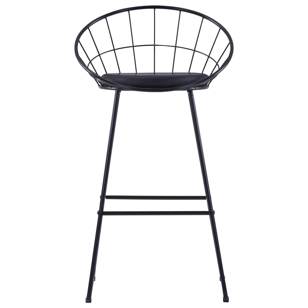 8719883564296_g_en_hd_1 vidaXL Bar Chairs 2 pcs Black Faux Leather - Image 2