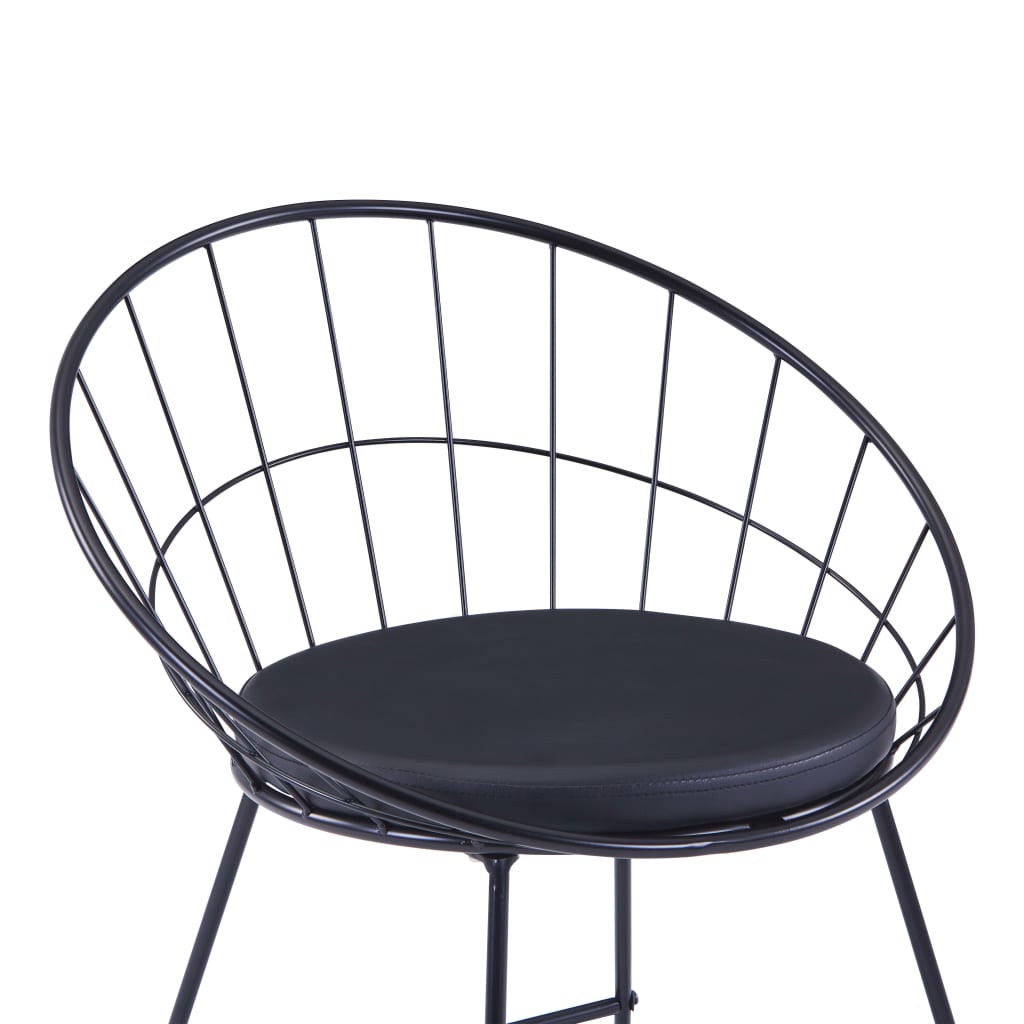 8719883564296_g_en_hd_5 vidaXL Bar Chairs 2 pcs Black Faux Leather - Image 6