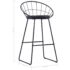 vidaXL Bar Chairs 2 pcs Black Faux Leather - Image 7