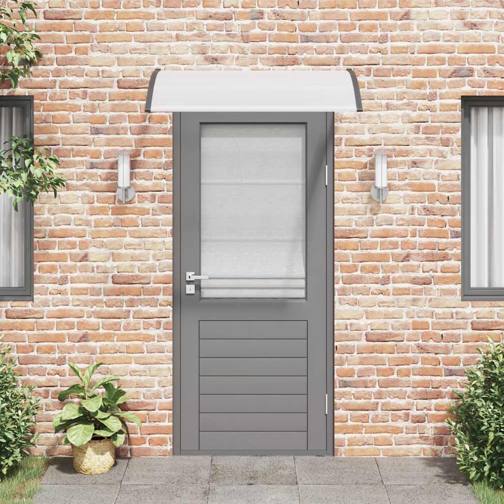 8719883564494_g_en_hd_1 vidaXL Door Canopy Black and Transparent 120x75 cm PC - Image 3