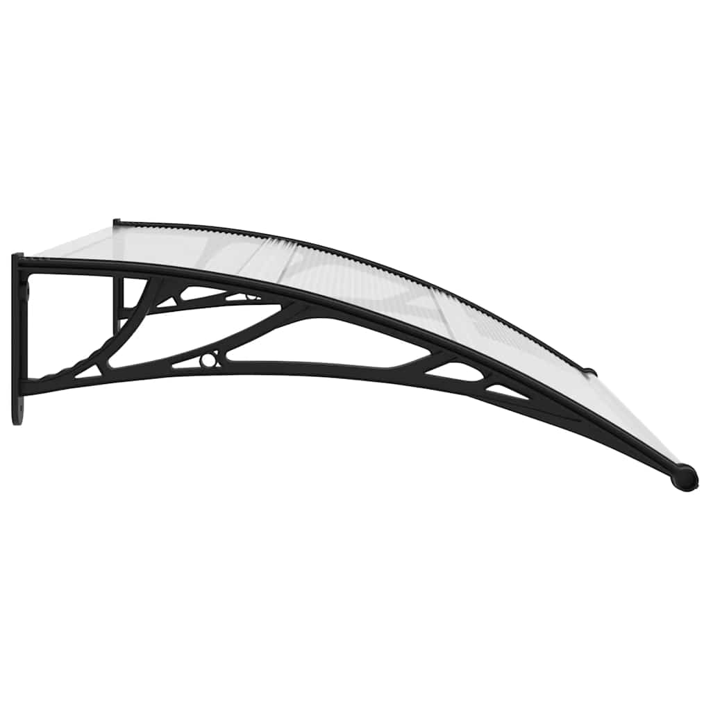8719883564494_g_en_hd_3 vidaXL Door Canopy Black and Transparent 120x75 cm PC - Image 5