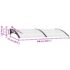 vidaXL Door Canopy Black and Transparent 240x75 cm PC - Image 8