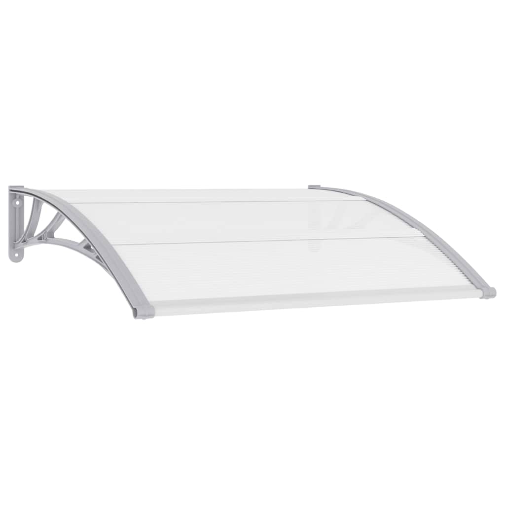 8719883564548_a_en_hd_1 vidaXL Door Canopy Grey and Transparent 120x75 cm PC - Image 2