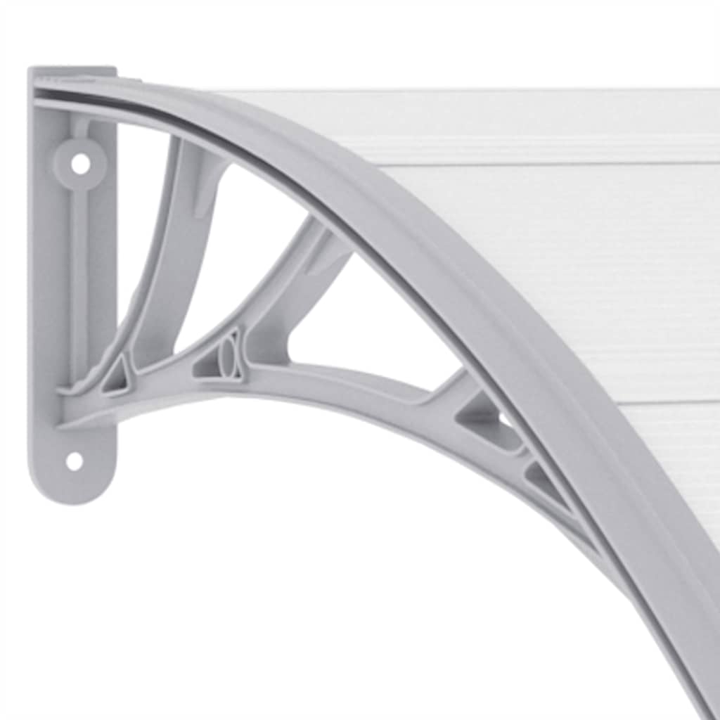8719883564548_g_en_hd_4 vidaXL Door Canopy Grey and Transparent 120x75 cm PC - Image 6