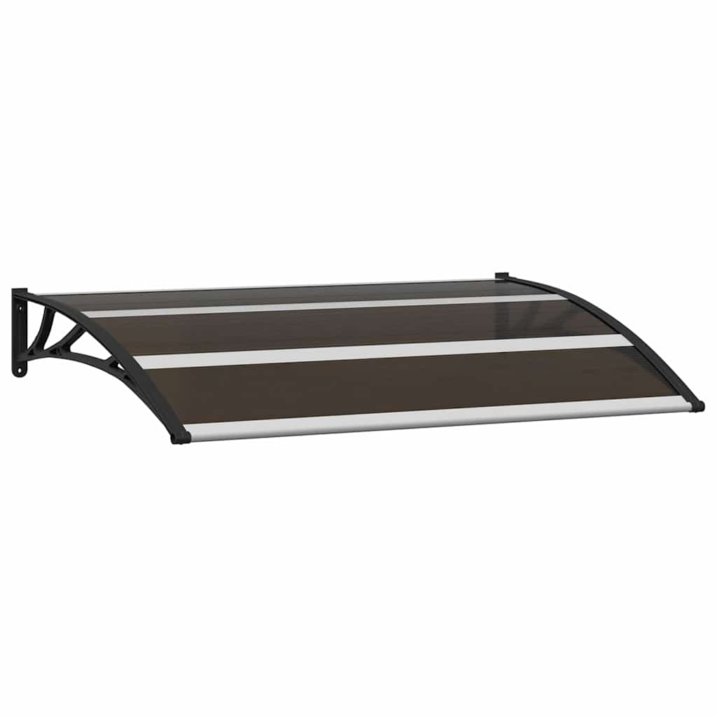 8719883564593_a_en_hd_1 vidaXL Door Canopy Black 120x75 cm PC - Image 2