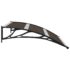 vidaXL Door Canopy Black 120x75 cm PC - Image 5