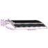 vidaXL Door Canopy Black 120x75 cm PC - Image 8