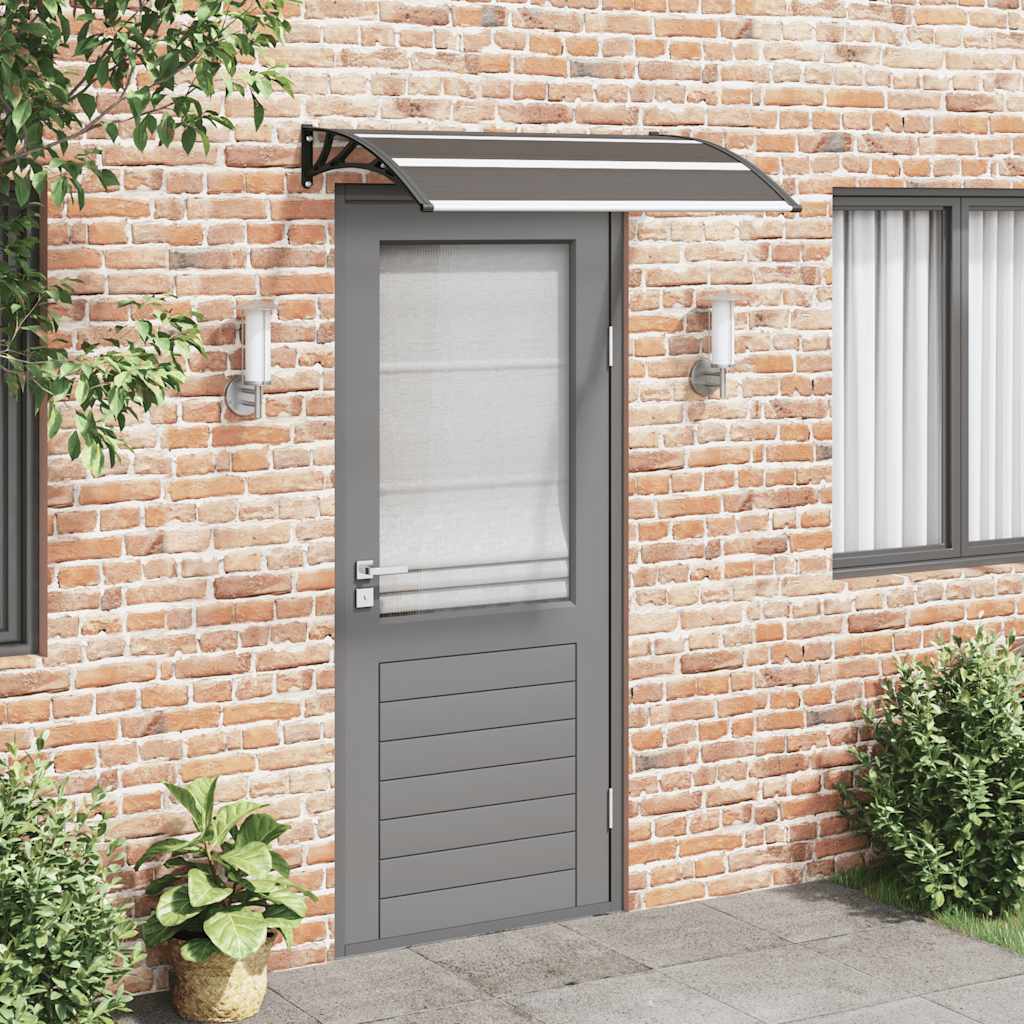 8719883564593_m_en_hd_1 vidaXL Door Canopy Black 120x75 cm PC - Image 1
