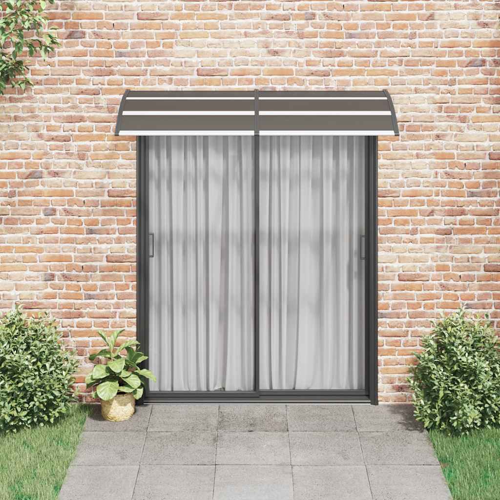 8719883564616_g_en_hd_1 vidaXL Door Canopy Black 200x75 cm PC - Image 3