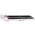 vidaXL Door Canopy Black 200x75 cm PC - Image 8