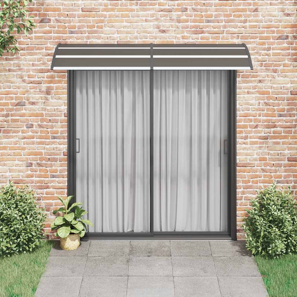 8719883564623_g_en_hd_1 vidaXL Door Canopy Black 240x75 cm PC - Image 3