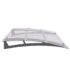 vidaXL Door Canopy Silver and Transparent 120x90 cm Polycarbonate - Image 3