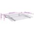 vidaXL Door Canopy Silver and Transparent 120x90 cm Polycarbonate - Image 6