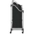 vidaXL Laundry Sorter with 3 Bags Black Steel - Image 6