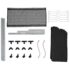 vidaXL Laundry Sorter with 3 Bags Black Steel - Image 8