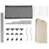 vidaXL Laundry Sorter with 4 Bags Cream Steel - Image 12