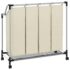 vidaXL Laundry Sorter with 4 Bags Cream Steel - Image 7
