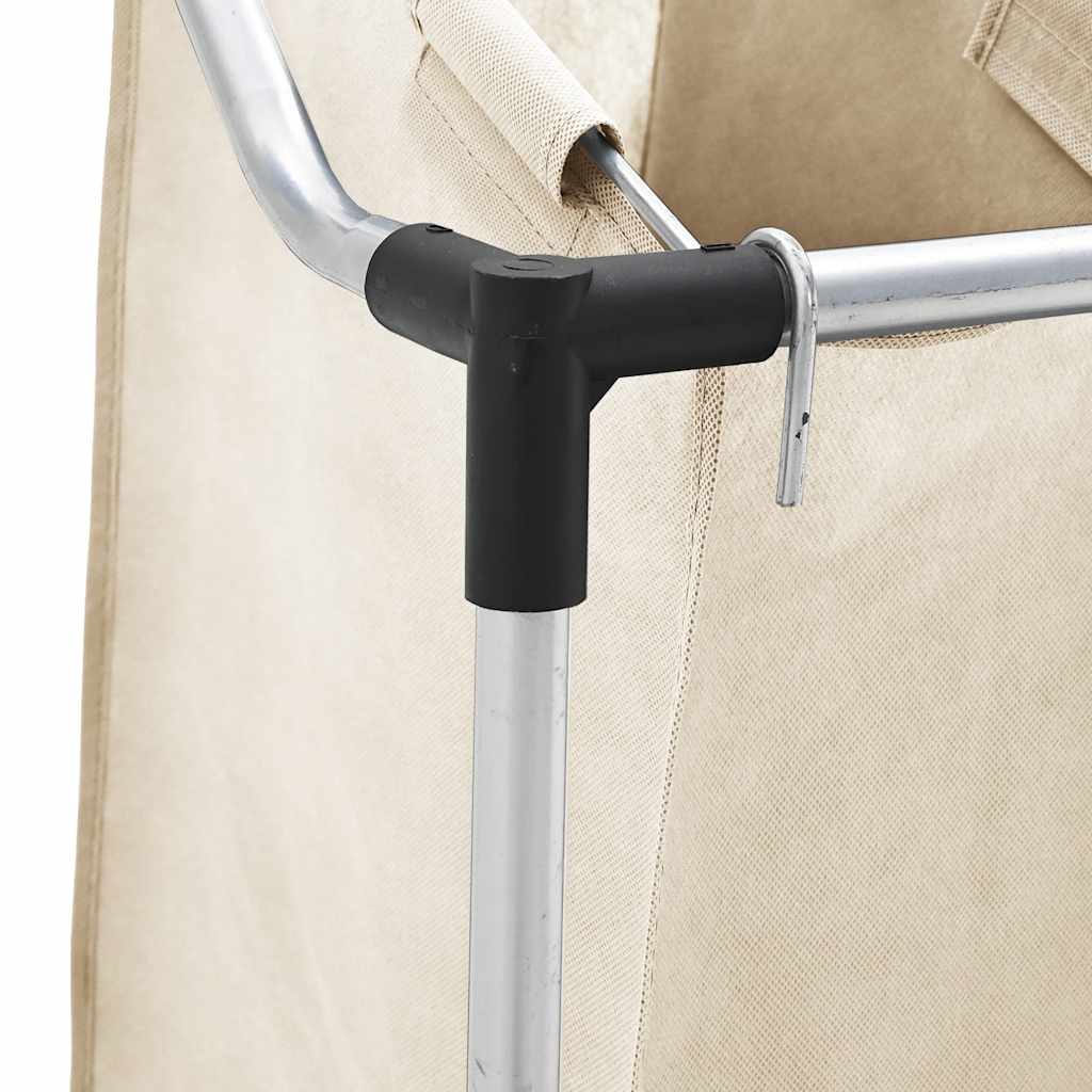 8719883564722_g_en_hd_6 vidaXL Laundry Sorter with 4 Bags Cream Steel - Image 8