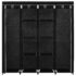 vidaXL Wardrobe with 4 Compartments Black 175x45x170 cm - Image 6