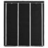 vidaXL Wardrobe with Compartments and Rods Black 150x45x175 cm Fabric - Image 4