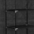 vidaXL Wardrobe with Compartments and Rods Black 150x45x175 cm Fabric - Image 6