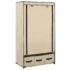 vidaXL Wardrobe Cream 87x49x159 cm Fabric