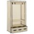 vidaXL Wardrobe Cream 87x49x159 cm Fabric - Image 4