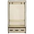 vidaXL Wardrobe Cream 87x49x159 cm Fabric - Image 5