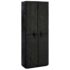 vidaXL Shoe Cabinet Black 60x30x166 cm Fabric - Image 2
