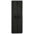 vidaXL Shoe Cabinet Black 60x30x166 cm Fabric - Image 3