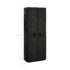 vidaXL Shoe Cabinet Black 60x30x166 cm Fabric - Image 8
