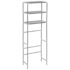 vidaXL 3-Tier Storage Rack over Toilet Silver 53x28x169 cm - Image 2