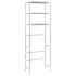 vidaXL 3-Tier Storage Rack over Toilet Silver 53x28x169 cm - Image 5