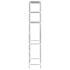 vidaXL 3-Tier Storage Rack over Toilet Silver 53x28x169 cm - Image 6
