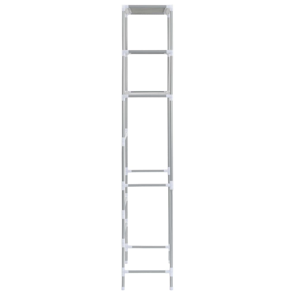 8719883565088_g_en_hd_3 vidaXL 3-Tier Storage Rack over Toilet Silver 53x28x169 cm - Image 6